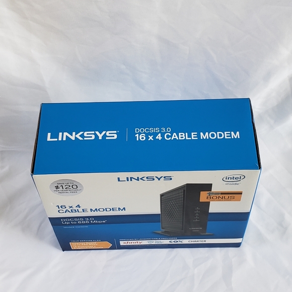 Linksys 16x4 Cable Modem - Picture 4 of 12